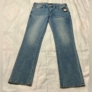 True Religion Jean Ricky Mens Size 36x34 No Flap SN Straight Blue. New.